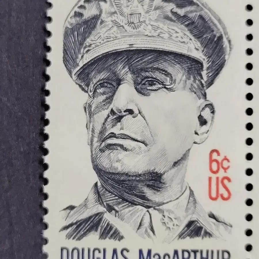 (미국우표)1971년 맥아더장군 기념우표 2장DOUGLAS MacART