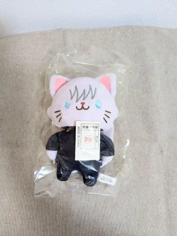 고죠 사토루 봉제 인형 고양이(안대 포함) 주술회전