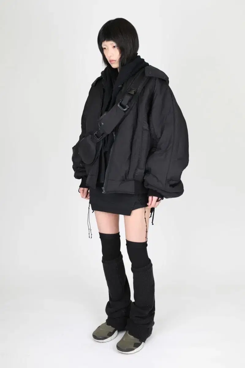 혜인서 후디드 봄버 hooded bomber