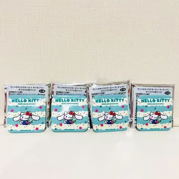 미사용 새상품 시나모롤 써티원 아이스크림 캔뱃지 4개 키티