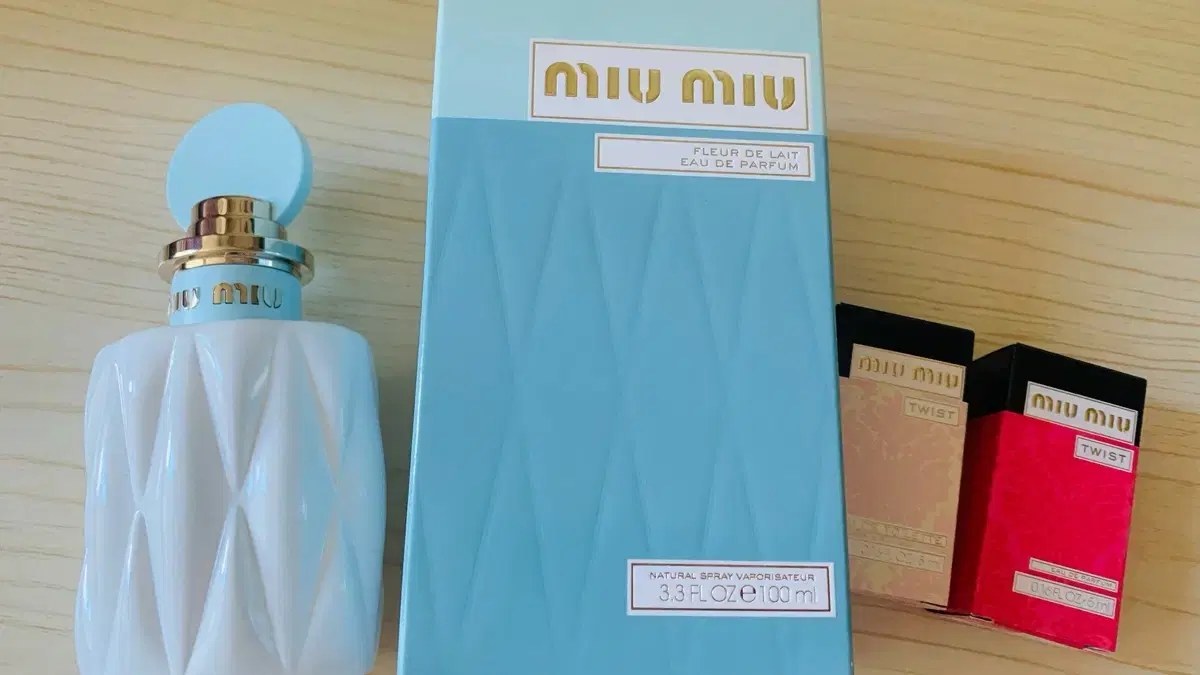 미우미우 향수 플뢰르드레 100ml+트위스트 샘플+쇼핑백