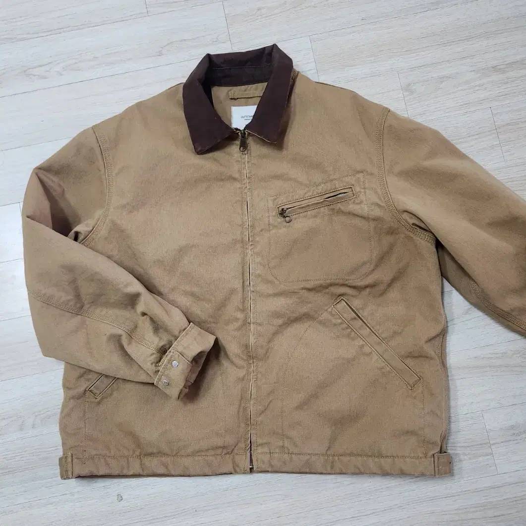 아웃스탠딩 HEAVY CANVAS WASHING WORK JACKET