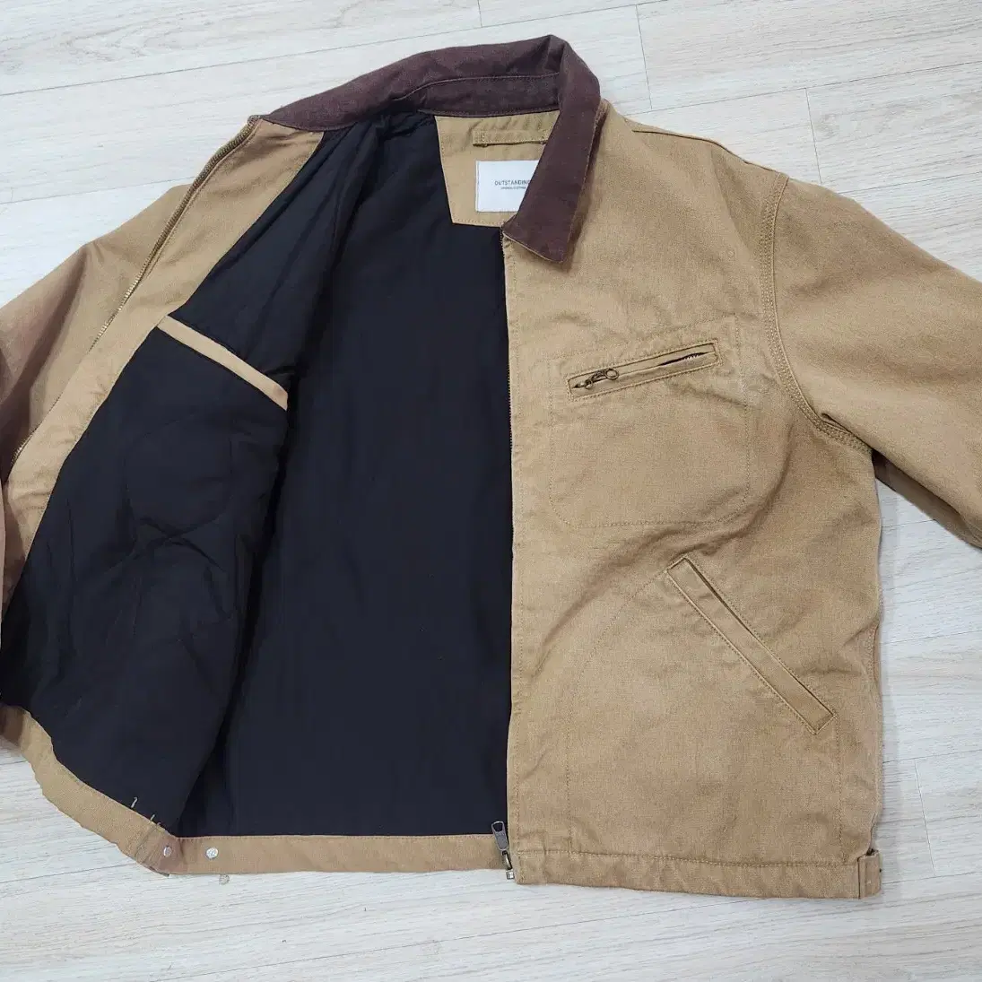 아웃스탠딩 HEAVY CANVAS WASHING WORK JACKET