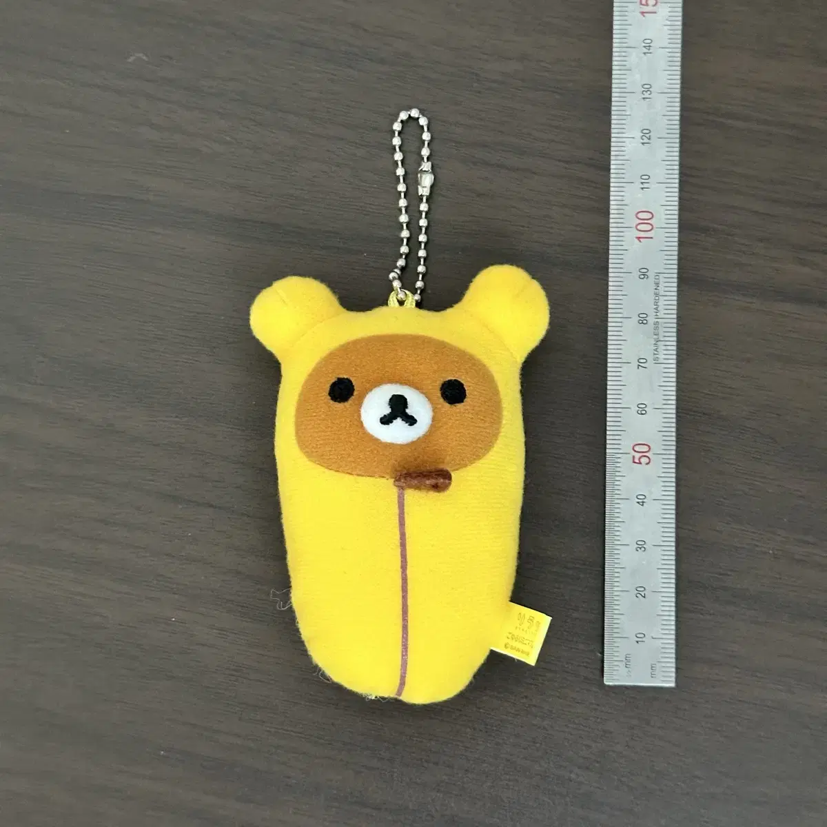 Ultra-compact sleeping bag Rilakkuma doll keyring