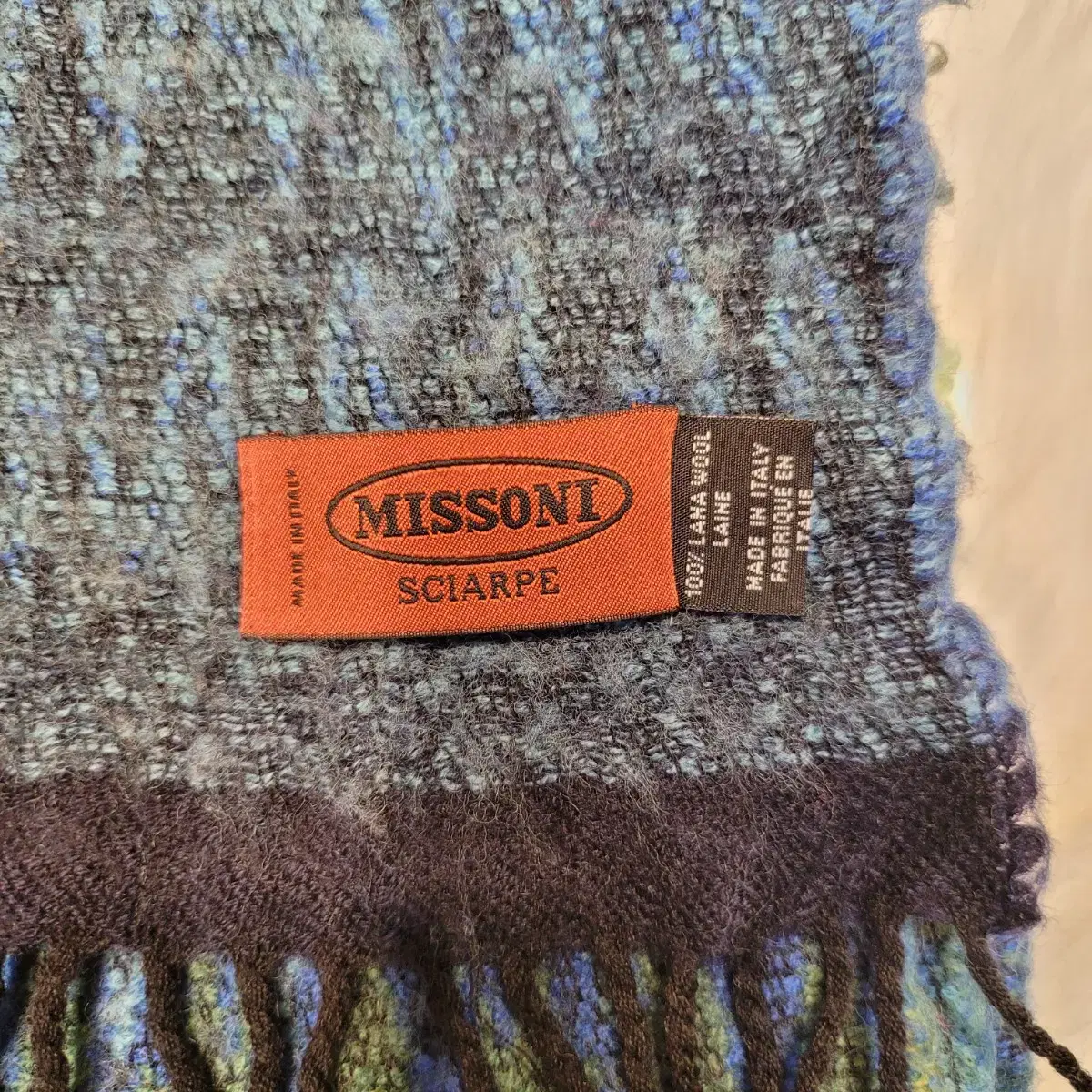 MISSONI 미쏘니 목도리 머플러 모 100%