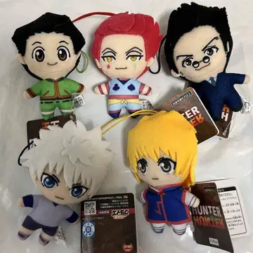 HUNTERxHUNTER 헌터헌터 헌터헌터 마 스캇봉제 인형 총 5종