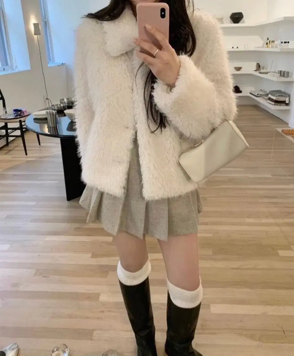 (NEW/TAXO)Liz Shearling Fur Jacket