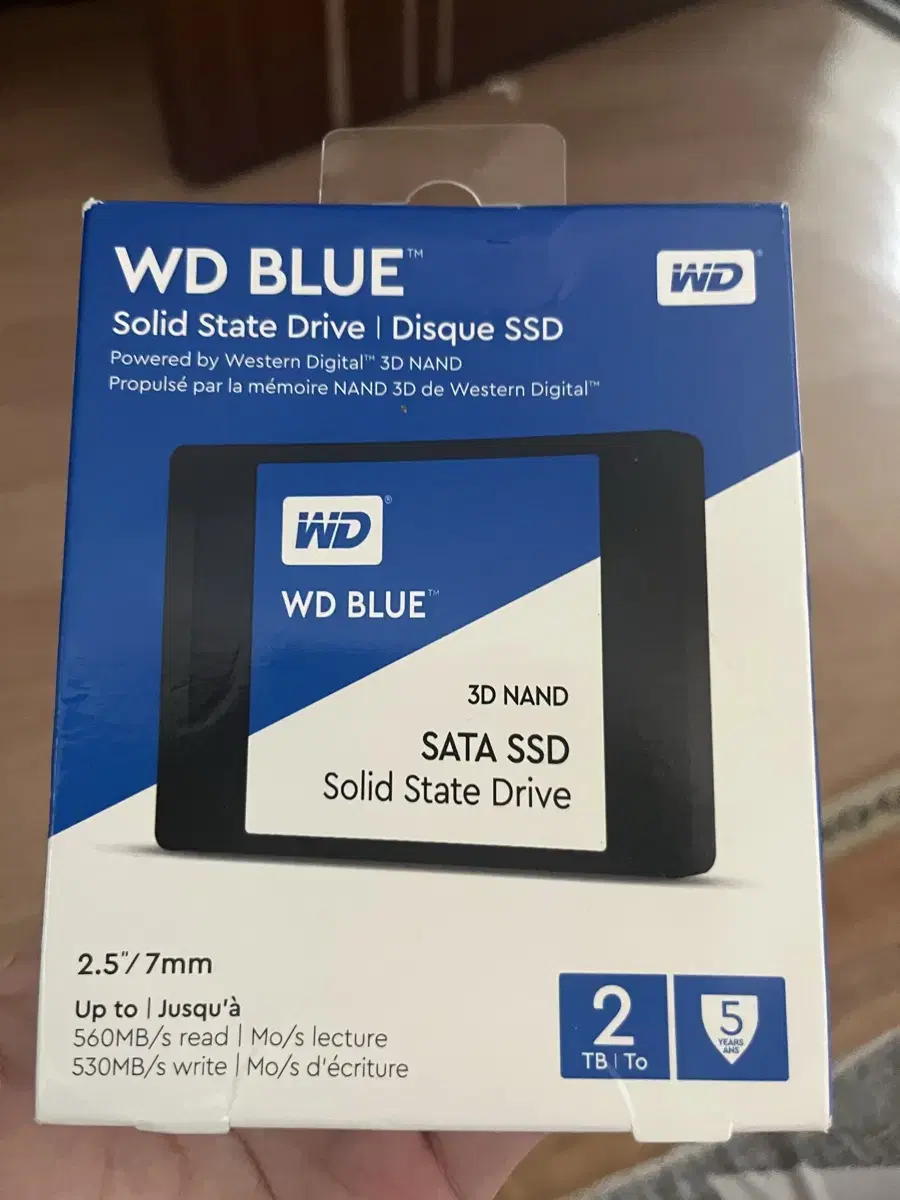 WD blue ssd 2tb 미개봉