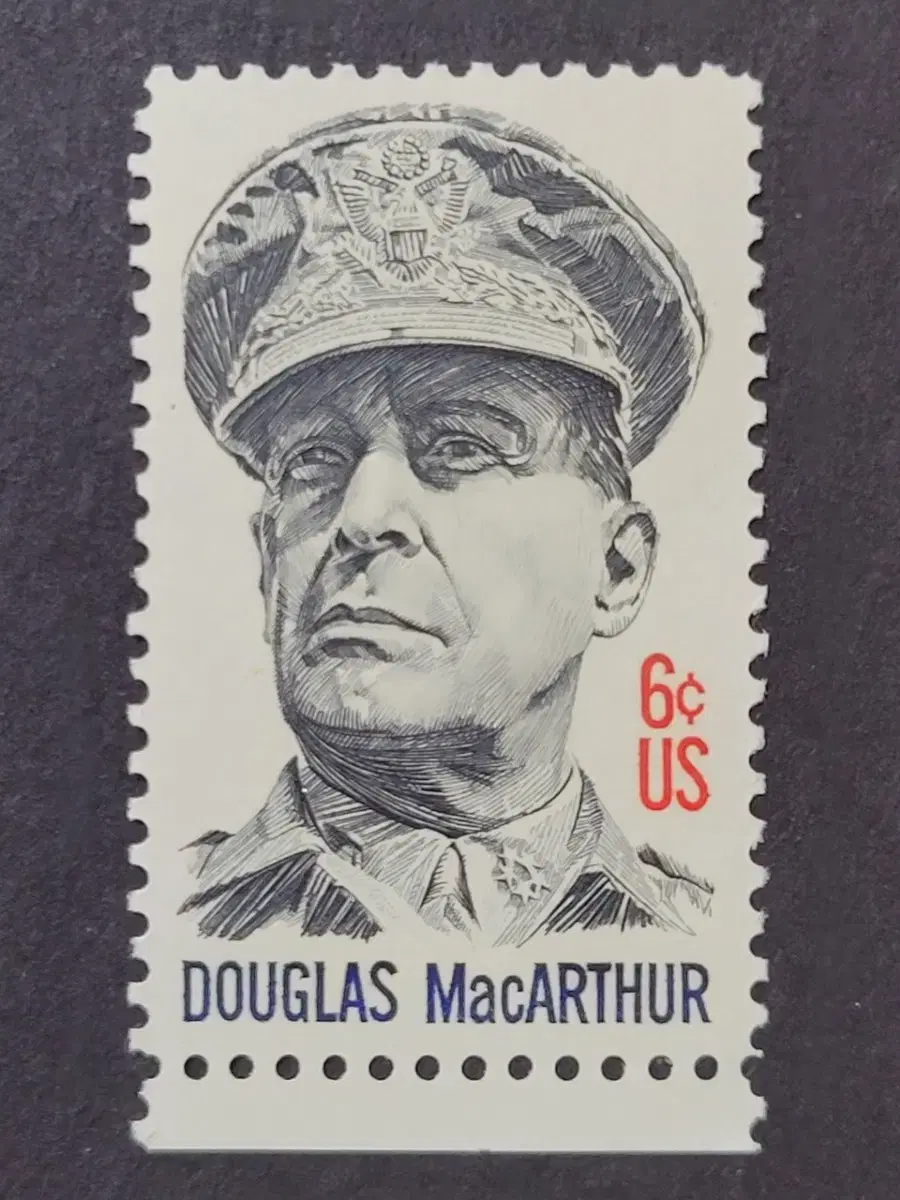 (미국우표)1971년 맥아더장군 기념우표 DOUGLAS MacARTHUR