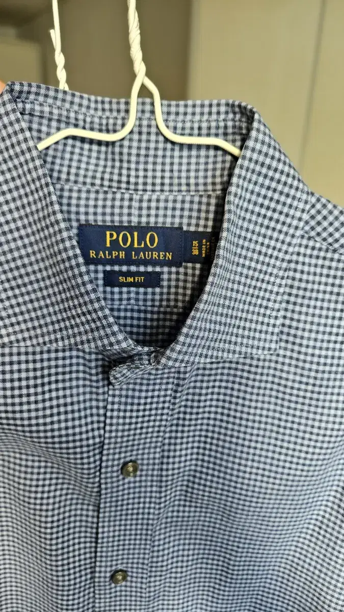 Polo Goeun cotton shirt slim fit 95 to slim 100