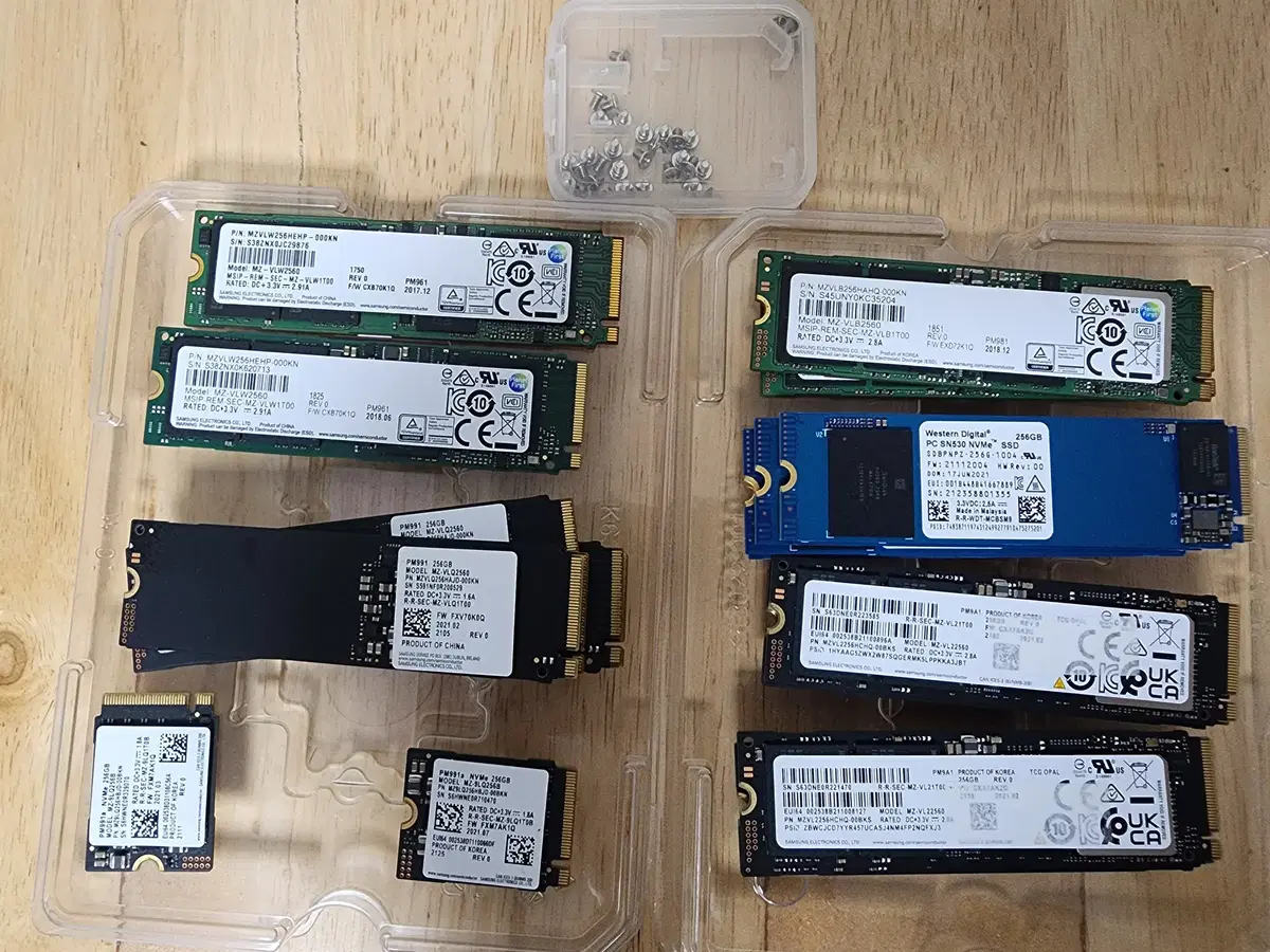 삼성 PM9a1, 961 SSD 256GB 외.. /원10, 문서