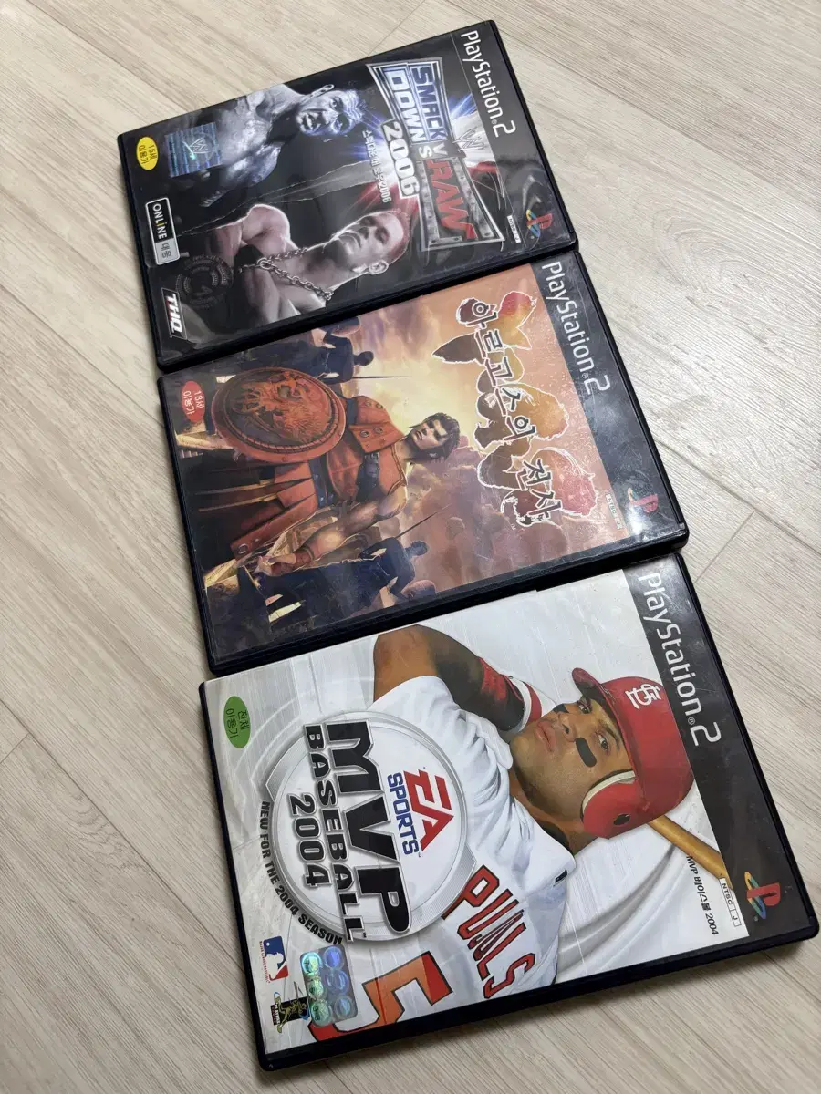 PS2 플스2 < 스맥다운 로우 2006 아르고스의 전사 mvp 2004