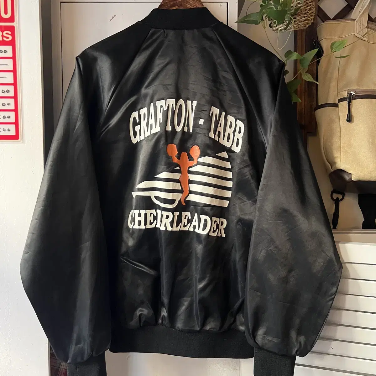 [M]80's Made in USA GRAFTON 치어리더 나일론 바시티