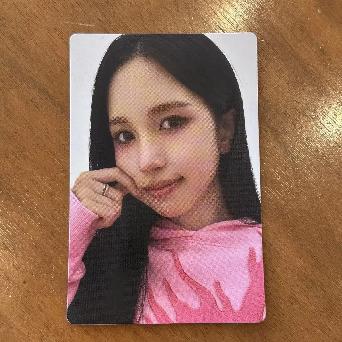 Twice strategy mina broadcast photocard