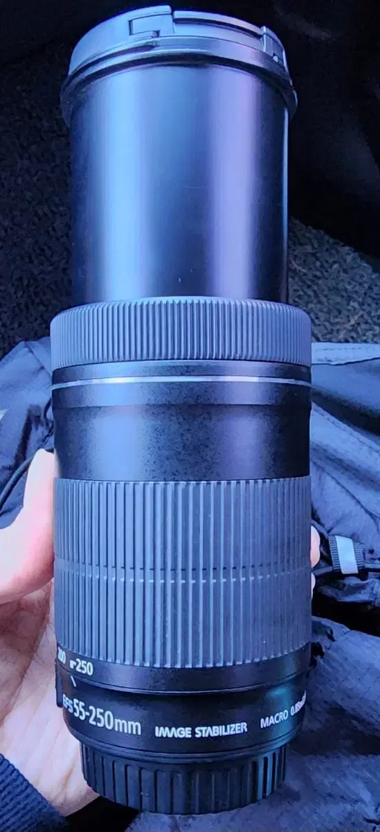 캐논 ef-s 55-250mm IS STM 렌즈 팝니다.