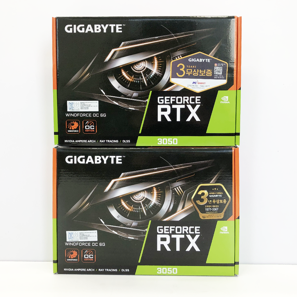 GIGABYTE 지포스 RTX 3050 WINDFORCE 6G