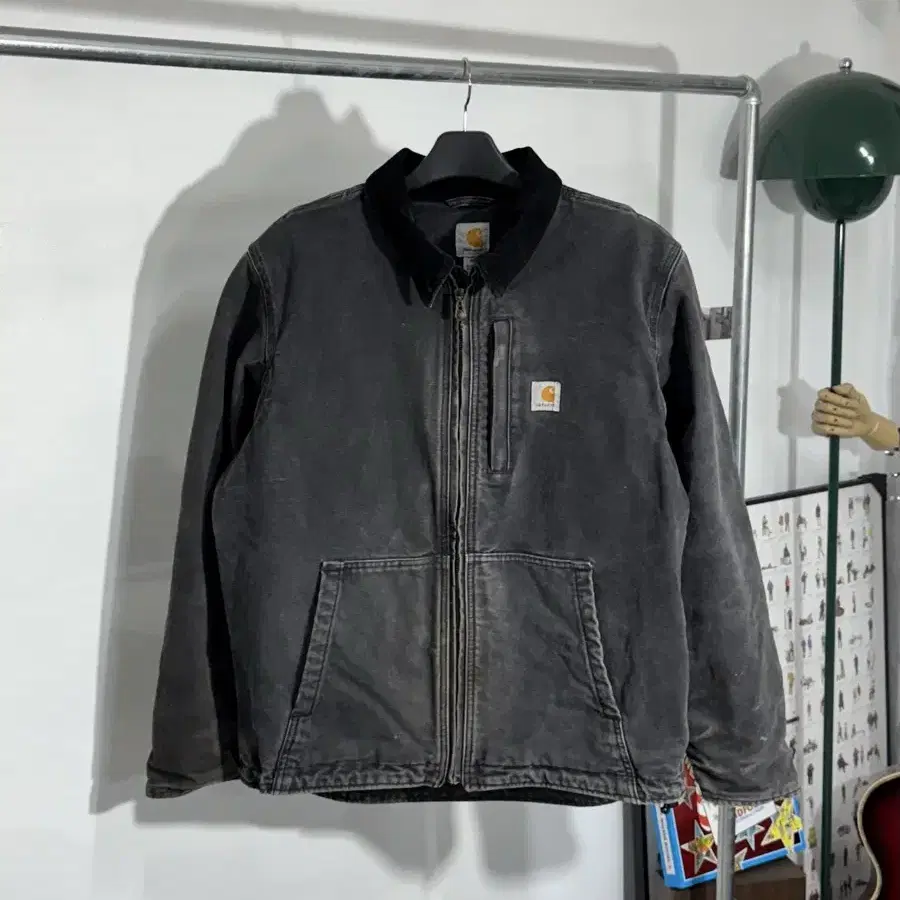 L/Carhartt Detroit Jacket BLACK [M]/O9