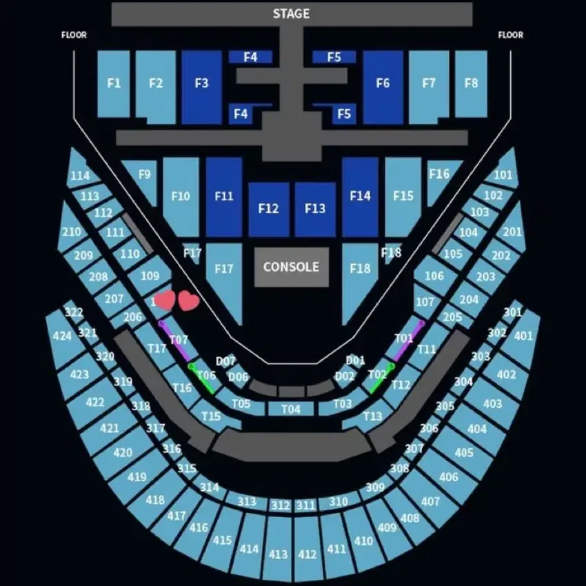 NCT127 콘서트 막콘 자리교환