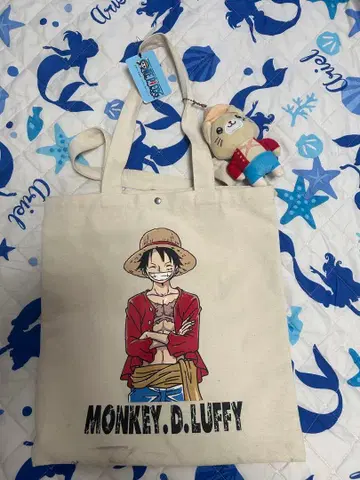 무기와라 스토어 원피스 루피 토트백 루피 봉제인형 키링