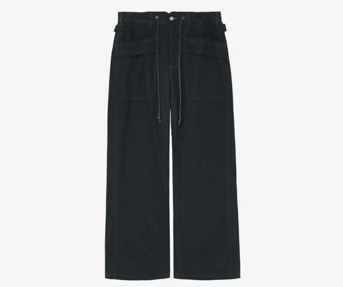 [3]Polyester Para Pants (Baker Pants) Dark Navy