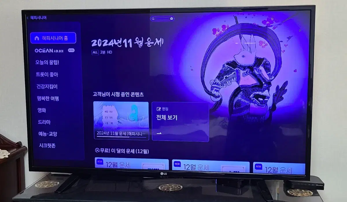 LG 43인치 TV