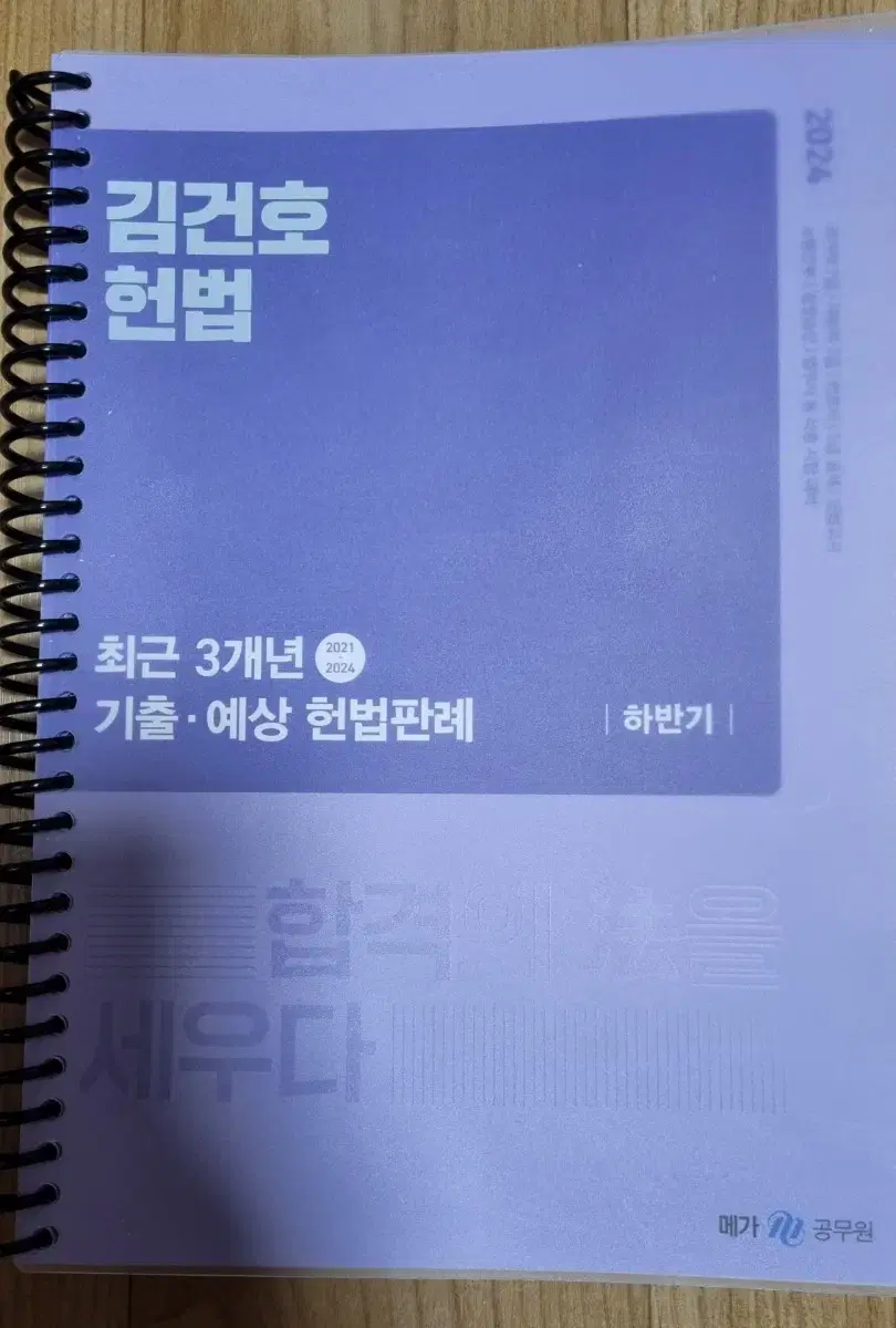 [택포] 2024 김건호 헌법 최근 3개년 기출예상 판례집 하반기