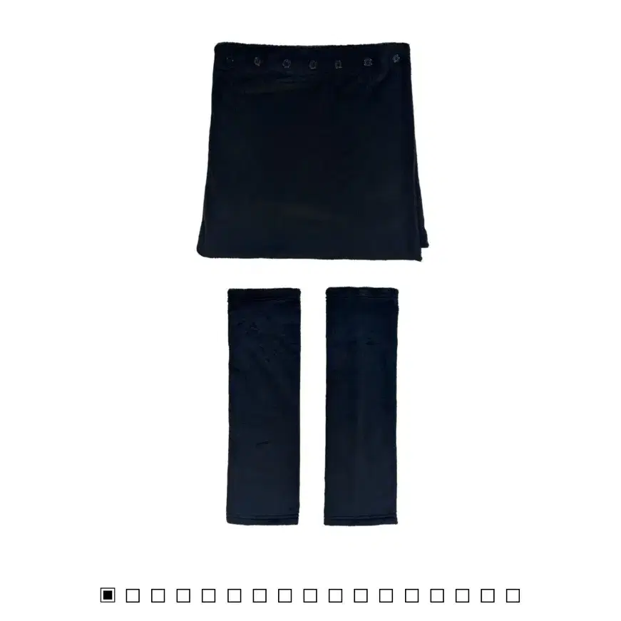 지초이 FLEECE WRAP SKIRT WITH LEG WARMER