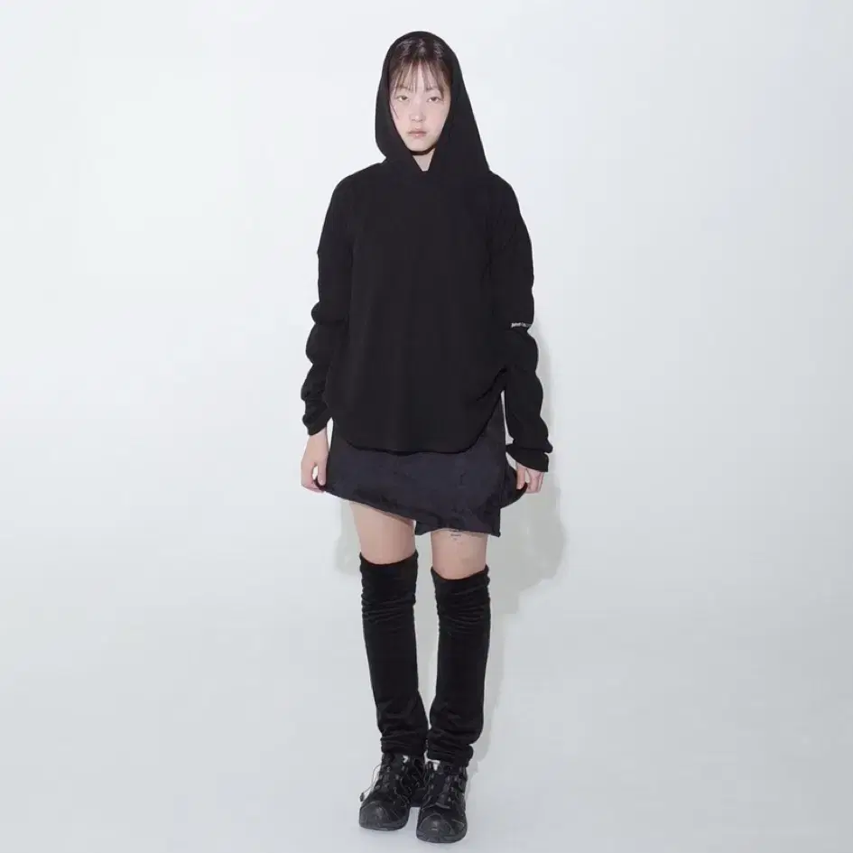 지초이 FLEECE WRAP SKIRT WITH LEG WARMER