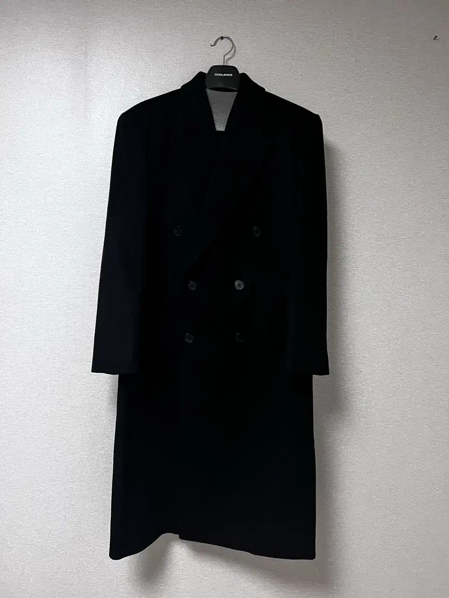 Marpel Cashmere peaked double coat BLACK M (currently out of stock)