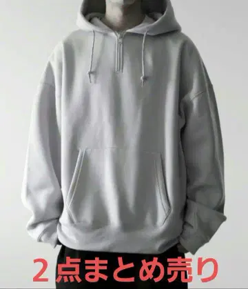 [RUUBON] 하프 지퍼 헤비 웨이트 파카