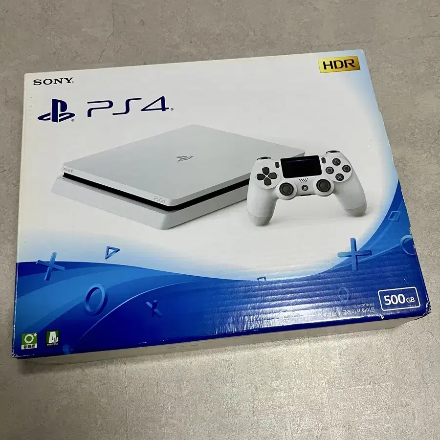 PS4 플스4 슬림 화이트 500G CUH-2117A & 패드 2