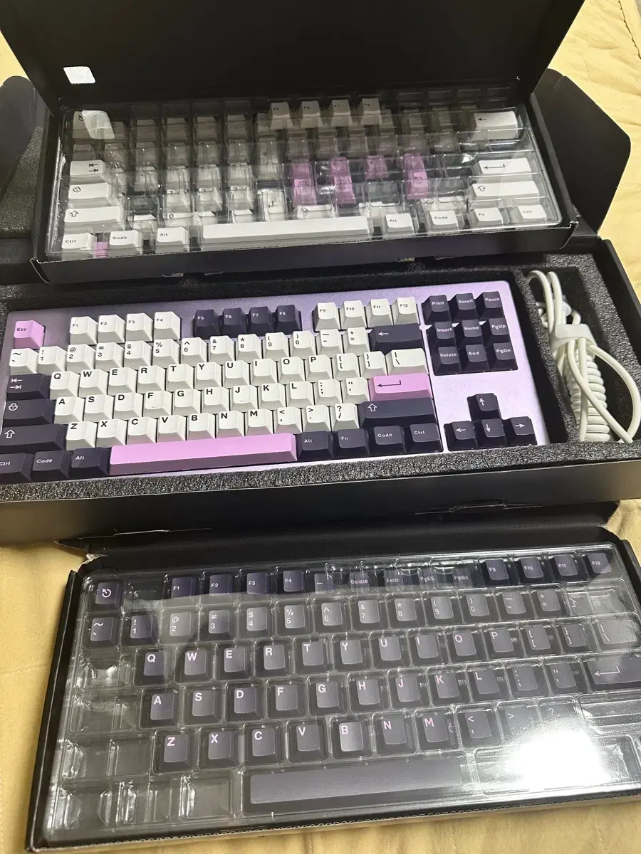 MONSGEEK M3 Purple/Ipei Amethyst/Linear Princess Axis Roughly Palm