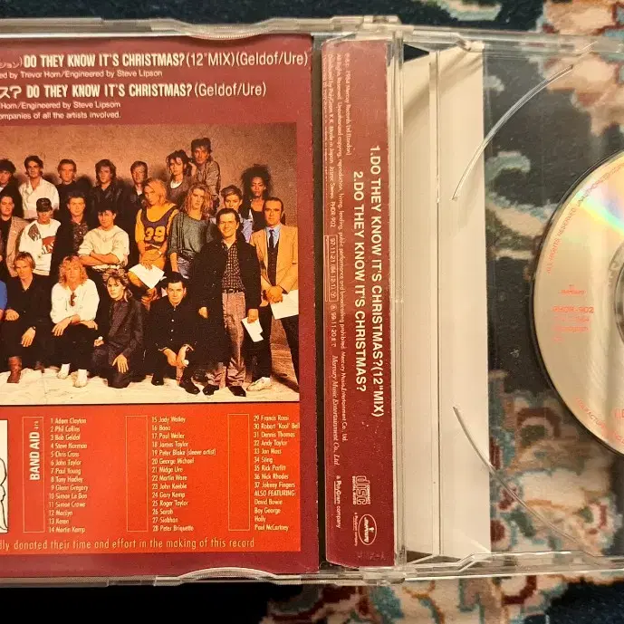 Band Aid 밴드에이드 Do they know Christmas CD