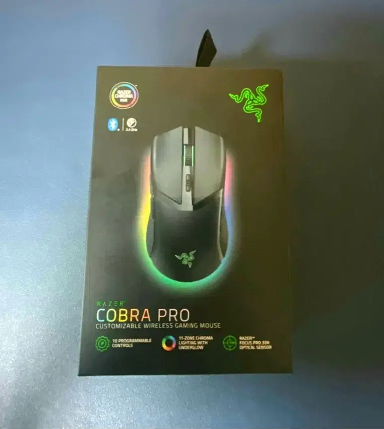 레이저 코브라 프로 razer cobra pro 무선마우스 판매합니다