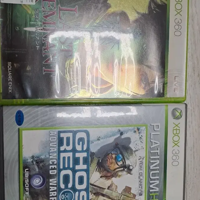 xbox360 고스트리콘 어드밴스드 워파이터(정발),라스트랜넘트(일판)