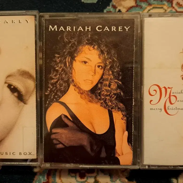 Mariah carey 머라이어캐리 카세트 테이프 3개 세트