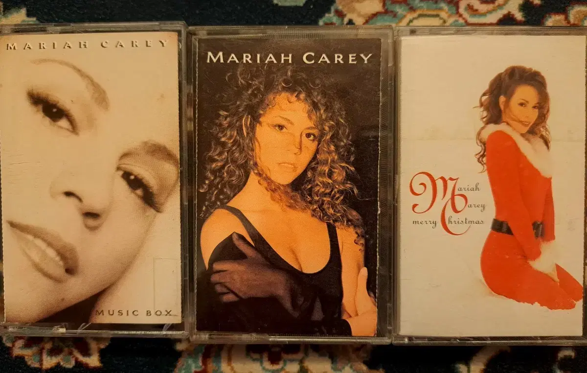 Mariah carey 머라이어캐리 카세트 테이프 3개 세트