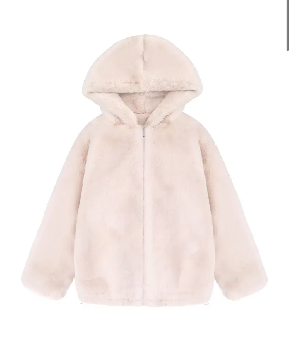 클리시어 피치 푸딩 퍼 자켓 peach pudding fur jacket