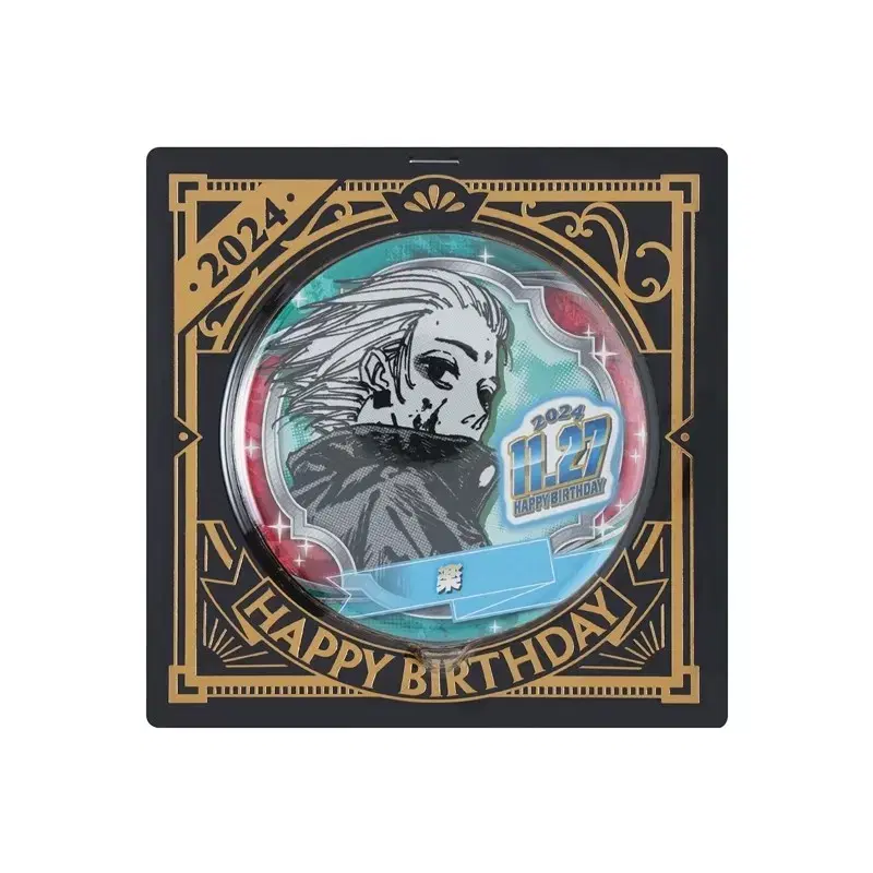 Sakamoto Dey's Gaku birthday Canbadge Diorama acrylic Figures