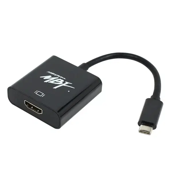 USB C 타입 to HDMI 화면 변환 케이블형 컨버터 블랙