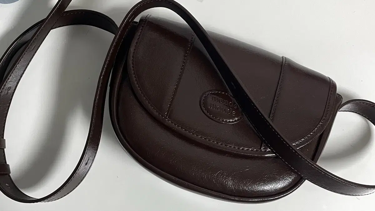 Monde Monde Half Moon Bag Mocha Brown