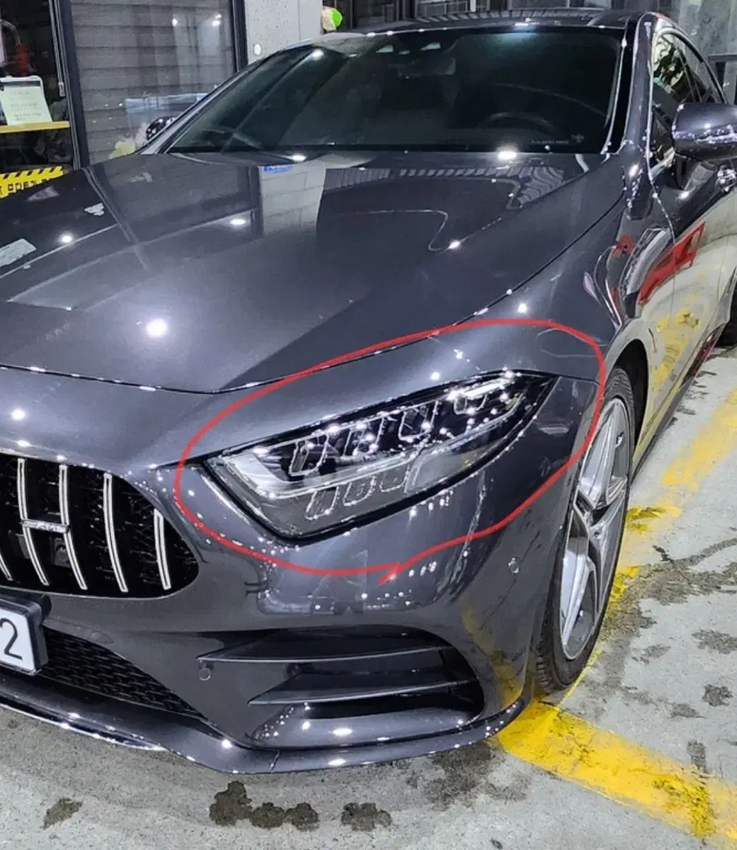 벤츠cls 운전석 라이트 c257 300d