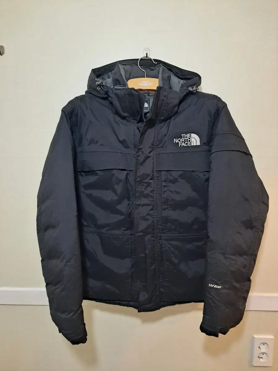 The North Face Hyvent Genuine goose down padded hooded jumper jacket size M