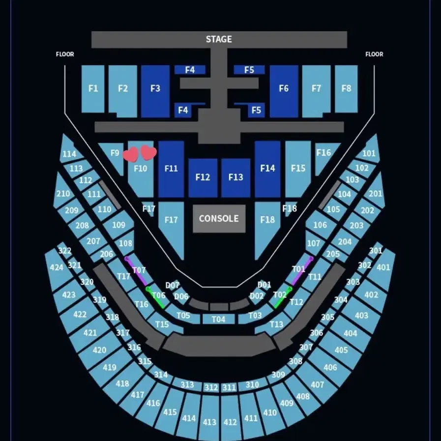 엔시티127 네오시티 F10 콘서트 티켓 양도