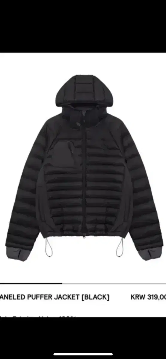 새상품) 산산기어 패널드 푸퍼 패딩 PANELED PUFFER 1