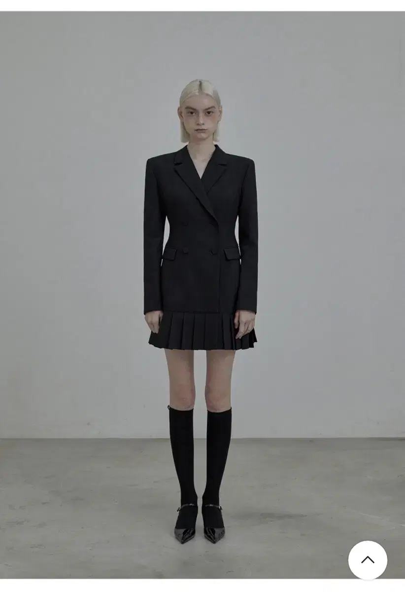 마우솔레움 suit jacket dress-black(short)