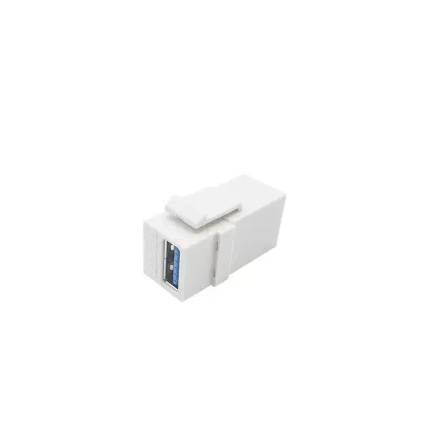 USB 3.0 키스톤 커플러 (A/F - A/F, 흰색, USB 3.0)