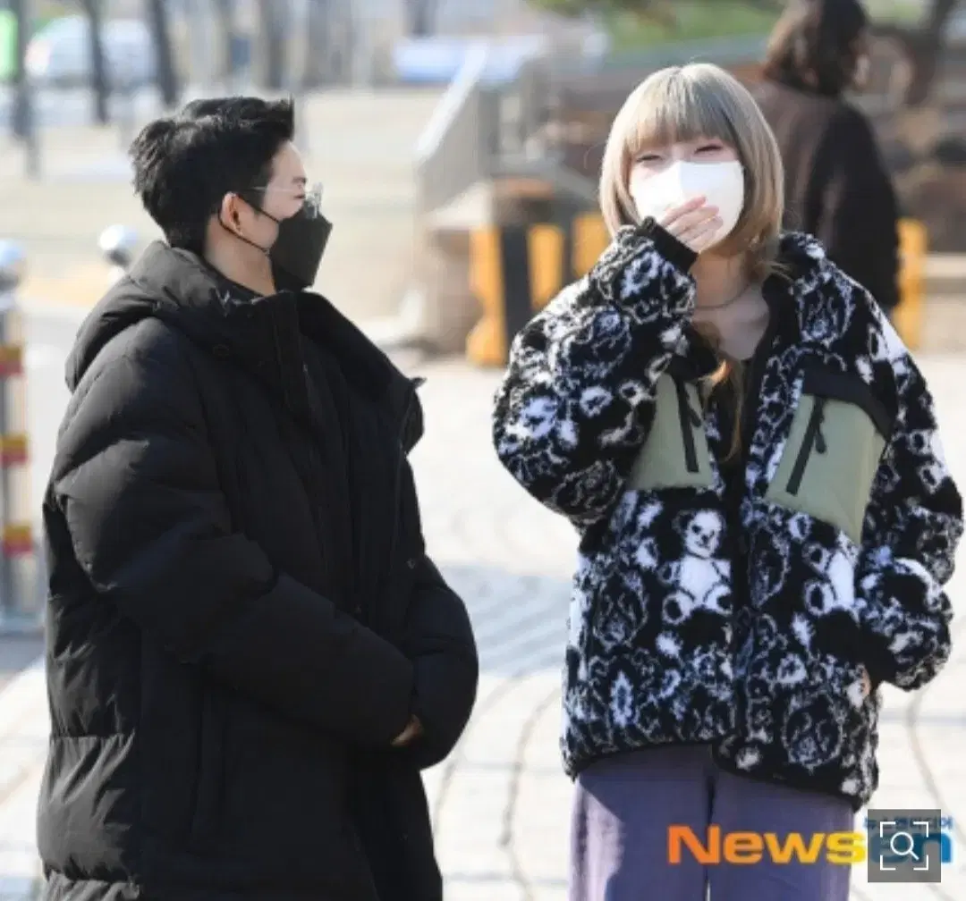 유쓰배쓰 곰돌이 자켓 뽀글이 리버시블 남녀공용