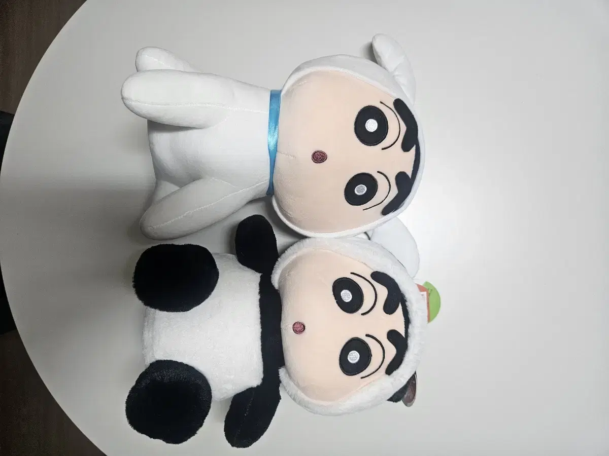 흰둥이/판다 짱구 인형