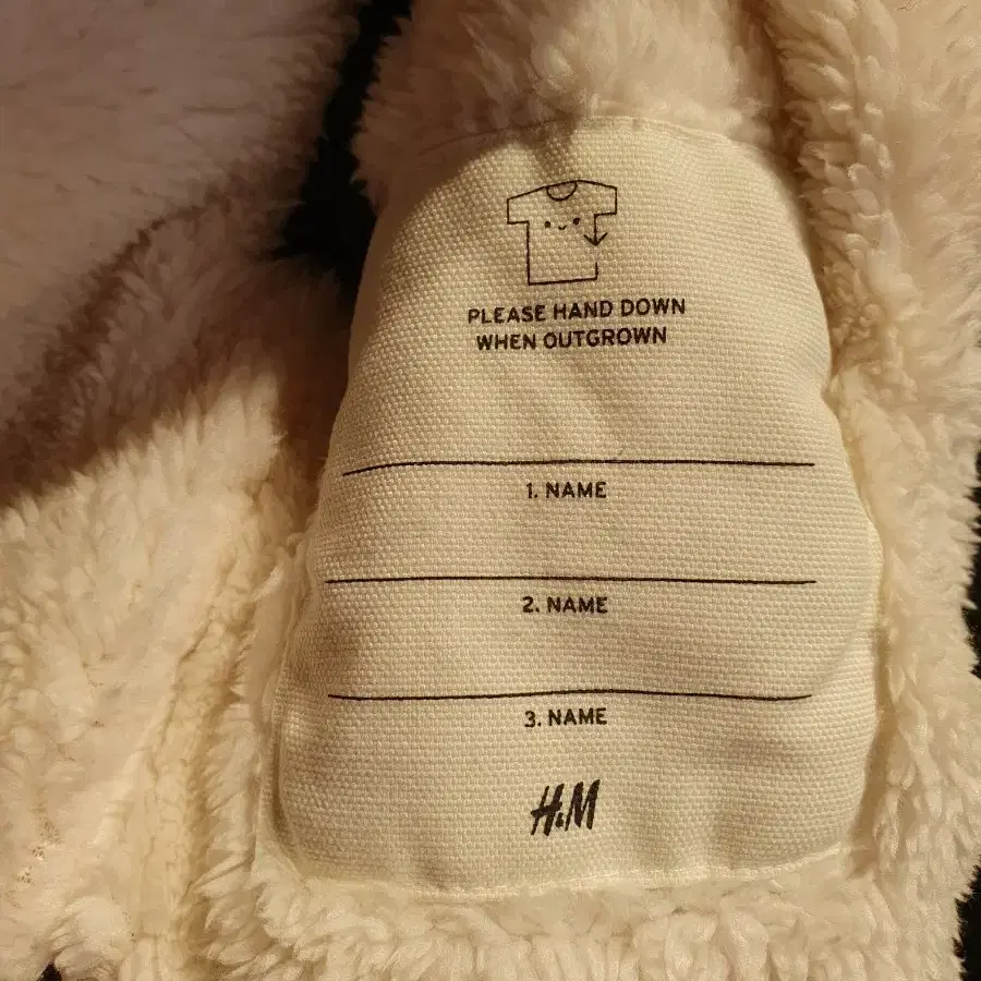 [무료배송] H&M 키즈 퍼 가죽 자켓 아동 남아 여아 4-5세